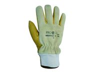 Proman Cut G120 Handschoen Klasse 5 Maat 10 Rundnerfleder Wit Geel