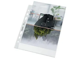 Recycle geperforeerde showtas, A5, 100 micron - 3