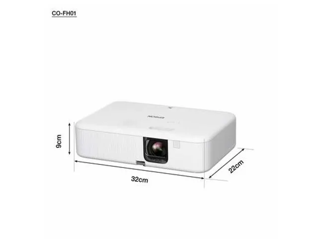 Epson CO-FH01, 3000 ANSI lumens, 3LCD, 1080p (1920x1080), 16:9, 660,4
