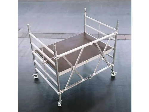 Vouwsteiger Aluminium H 2.95m Steigerafmetingen Hxbxd 1.65x1.35x1.80m