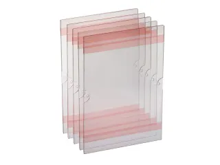 Zelfklevende Posterhouder A4 Multi-Surface Voor Glad set van 5 stuks - 5