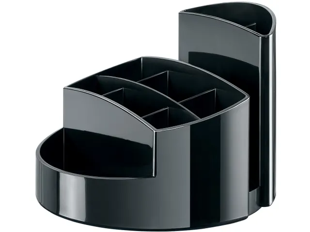 plumier avec 9 compartiments Rondo, noir