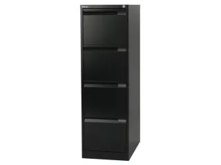 hangmappenkast,HxBxD 1321x413x622mm,4hangmappenframes,1baan,romp zwart - 2