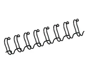 Draadrug Fellowes 10mm 34-rings A4 zwart 100stuks - 2