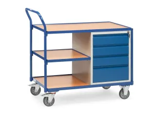 Lichte Werkplaatswagens 2634 300kg 1000x600mm Ral5007 - 1