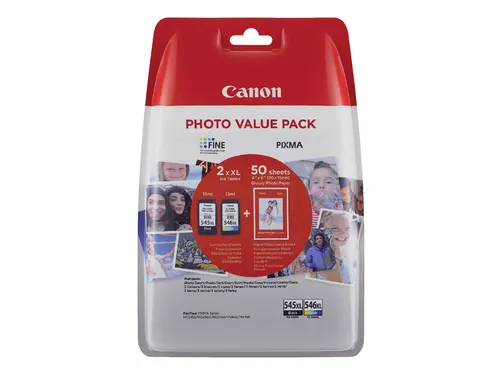 Canon PG-545XL & CL-546XL Photo Value Pack Inktcartridges