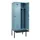 locker met bank,voor scheiding van kleding,HxBxD 2120x800x815mm,2vak