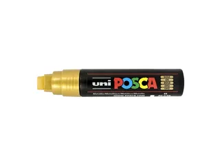 Verfstift Posca PC17K Extra Brede punt 15mm rechthoek goud - 2