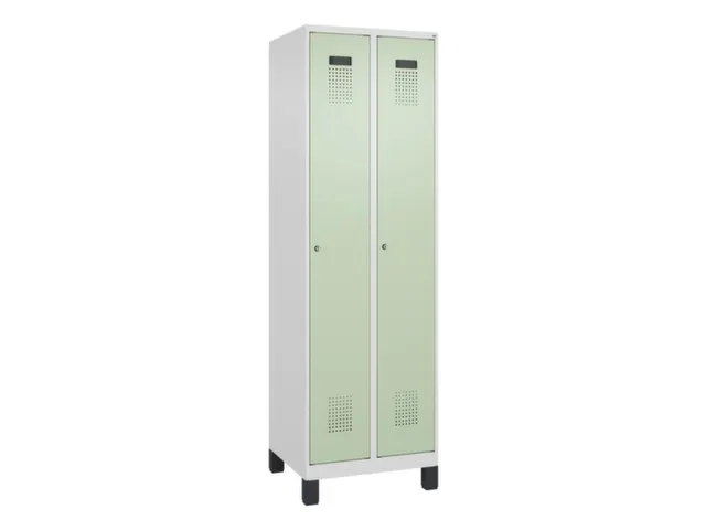 locker voor scheiding van kleding,HxBxD 1950x600x500mm,2vak