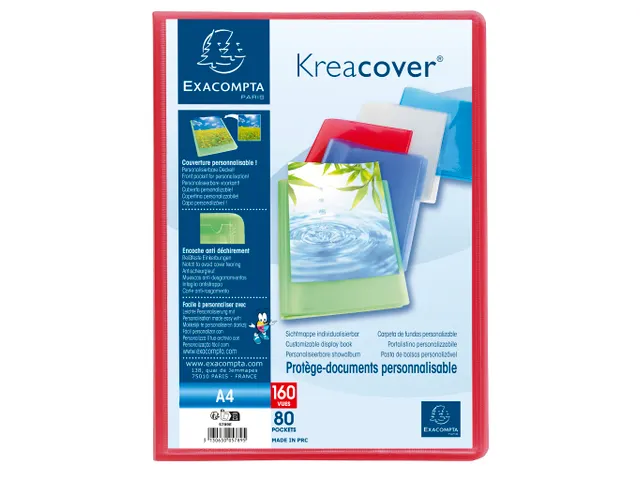 Protège-documents en polypropylène semi-rigide KreaCover Chromaline