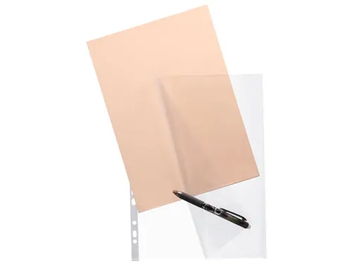 Geperforeerde Showtas A4 11-gaats Glashelder 80mic Pak 25 Stuks