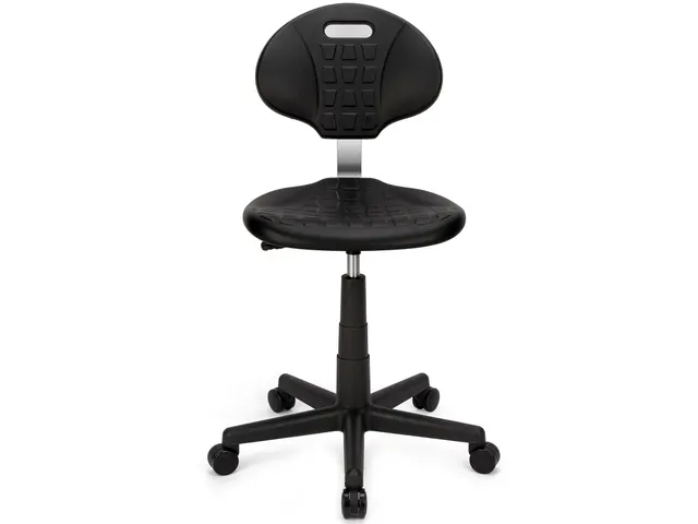 Werkstoel op Wielen Medium Zwart
