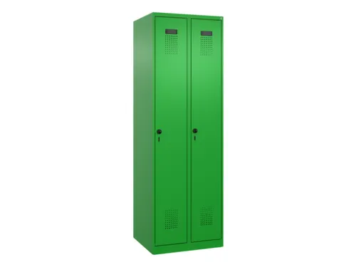 locker,HxBxD 1850x600x500mm,2vak,vak B 300mm,draaigrendel