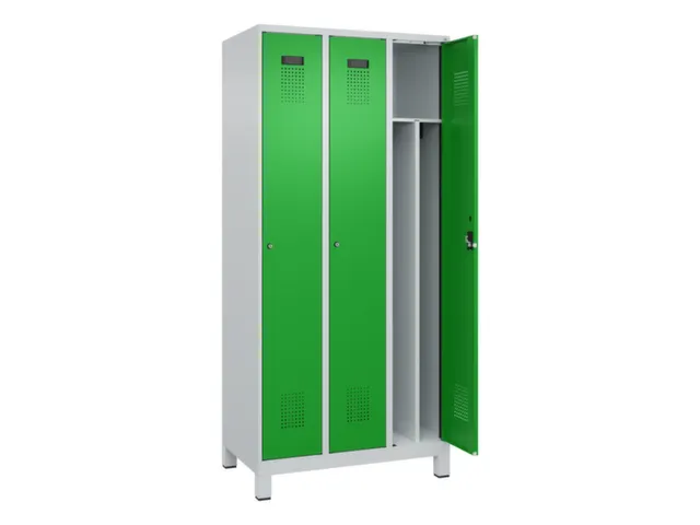locker voor scheiding van kleding,HxBxD 1950x900x500mm,3vak