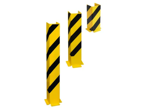 Aanrijdbeveiliging H 1200Mm U-Profiel Dikte 6Mm Plaatstaal Geel/zwart
