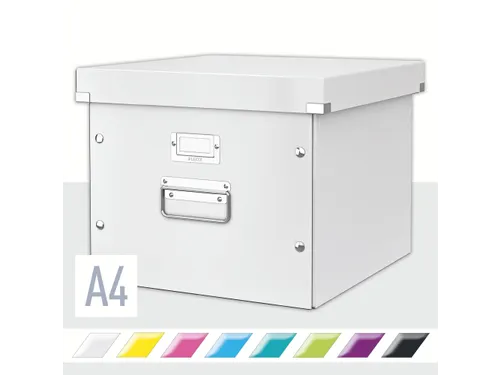 Hangmappenbox Click & Store 320x240x335mm Wit A4 86% gerecycled karton