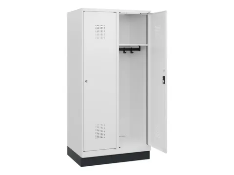 schoollocker,HxBxD 1630x800x500mm,2vak,vak B 400mm,cil.-slot,sokkel