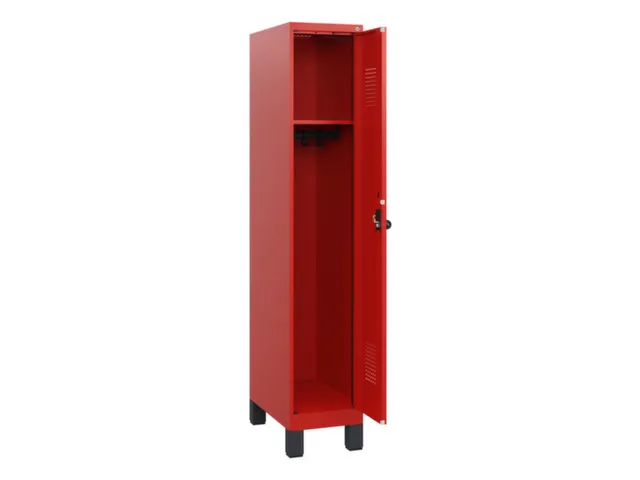 schoollocker,HxBxD 1630x300x500mm,1vak,vak B 300mm,draaigrendel,voeten