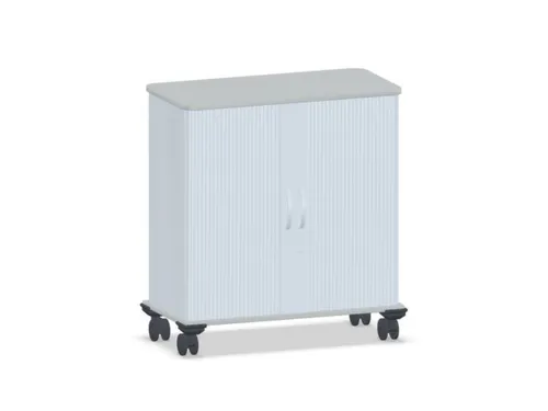 jaloeziedeurkast,HxBxD 878x800x400mm,decor romp lichtgrijs