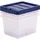 Opbergbox 22 Liter Plastic Transparant Blauw