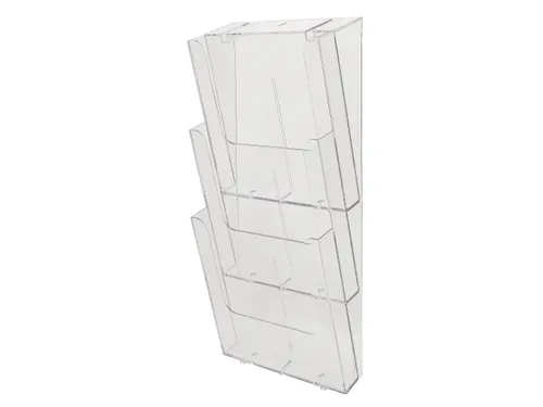 Wandfolderhouder A4 vertic (3) transp.
