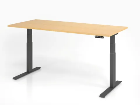 Elektrisch in hgte vst. zit-sta-bureau,HxBxD 640-1290x1800x800mm