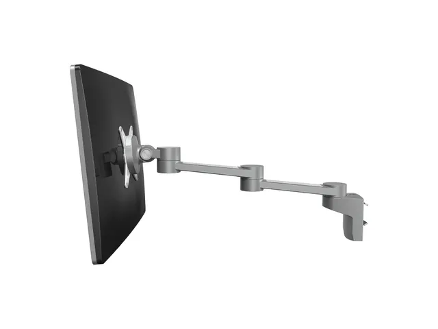 Bras Support 1 Écran ViewLite 422 Rail Argent-Blanc