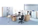 hoek-bureau,HxBxD 720x2000x800/1200mm,blad notenboom,verdieping links