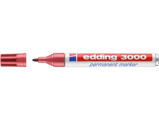 Viltstift edding 3000 rond 1.5-3mm karmijnrood - 2