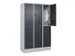 dubbeldekse locker,HxBxD 1950x1200x500mm,3x2vak.,vak B 400mm
