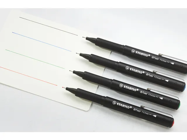 Fineliner STABILO dr!ver Fijne punt 0.4 mm Blauw