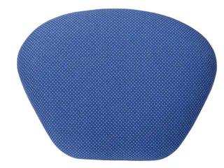 Stahulp Staalbuis Zitting Stof Blauw Onderstel Grijsaluminium - 3