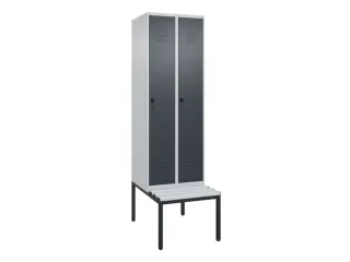 locker voor scheiding van kleding,HxBxD 2120x600x815mm,2vak - 1