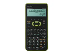 Calculator Sharp ELW531XHGR zwart-groen wetenschappelijk write view