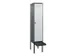 locker voor scheiding van kleding,HxBxD 2120x400x815mm,1vak