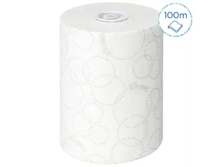 Handdoekrol Kleenex Ultra Slimroll 2-laags 100m wit 6781 - 4