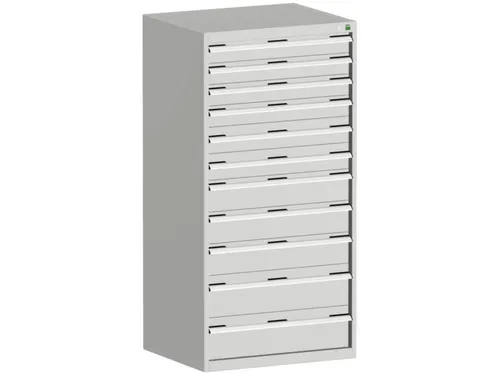 ladekast HxBxD 1600x800x650mm 11laden zware lasten RAL7035