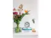 Wandklok NeXtime dia. 19cm, geborsteld aluminium, 'Station' cijfers