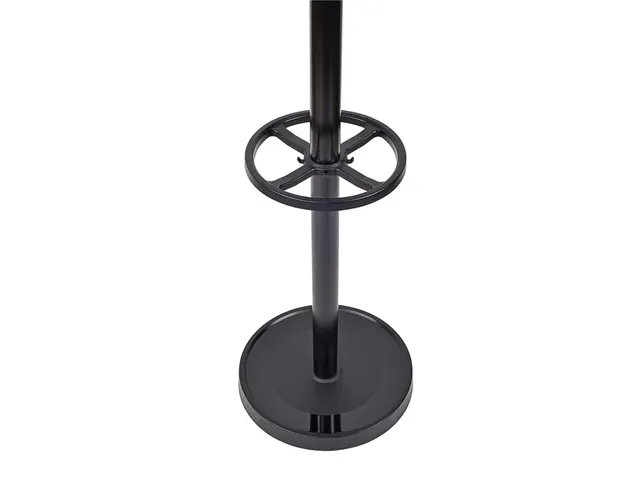 Kapstok MAUL Grando staand 175cm 16 haken zwart RAL9004