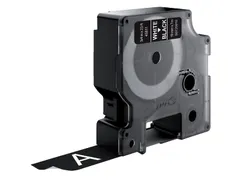 Labeltape Dymo 45811 D1 S720910 19mmx7m wit op zwart