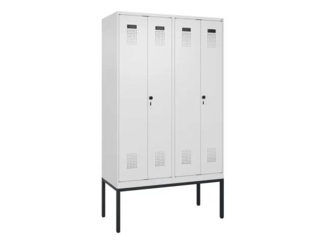 locker voor scheiding van kleding,HxBxD 2120x1200x500mm,4vak