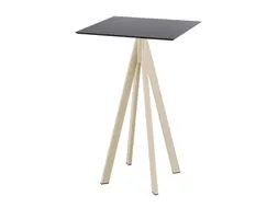 statafel,HxBxD 1090x700x700mm,rechthoekig,4voeten zandkleuren