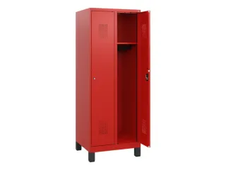 schoollocker,HxBxD 1630x600x500mm,2vak,vak B 300mm,cil.-slot,voeten - 1