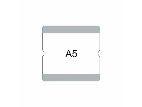 beschrijfbare hoes,markering HxB 216x231mm,PVC,grijs