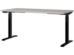 Elektrisch ihv bureau,HxBxD 720-1200x1600x800mm,blad decor kasjmier