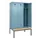 locker met bank,voor scheiding van kleding,HxBxD 2120x1200x815mm,3vak