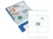 Etiquette Rillprint 105x57mm transparent mat 250 étiquettes