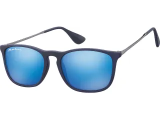 Zonnebril Montana met Revo blauw glas en metalen pootje blauw - 1