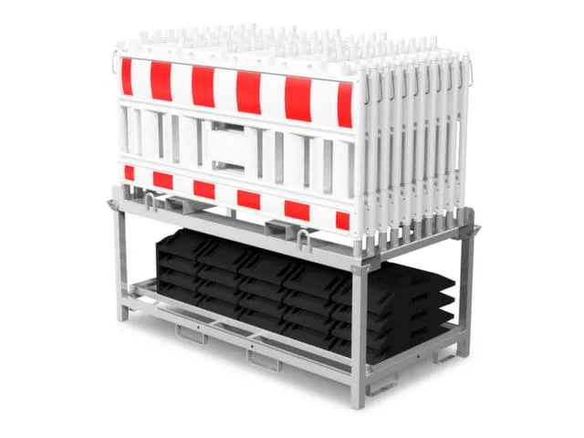 set afzethekken,20hekelementen,21voetplaten,HxL 1250x2300mm,kunststof