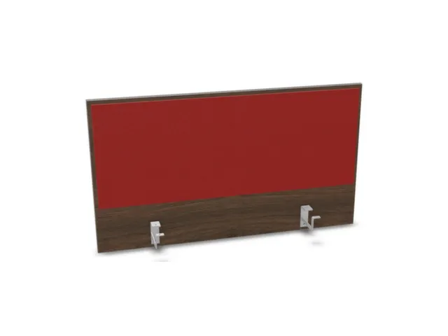 opzetpaneel bureau aanbouw achter NV bruin hickory BN4011-rood 1000mm